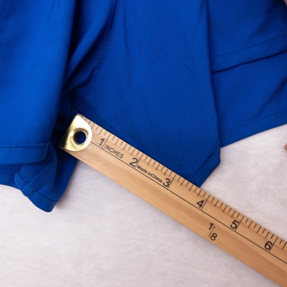 Nike Anchor Running Shorts Mens Large Blue White Mesh Brief Drawstring Lined New - Picture 9 of 11